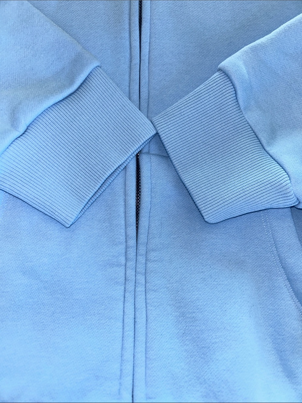 Vuori Restore Light Blue Zip-Up Hoodie Sweatshirt - Picture 7 of 9